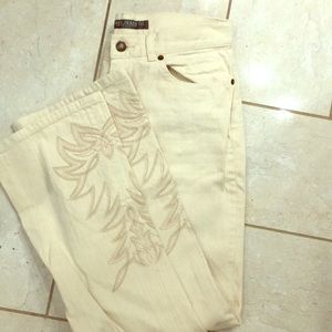 Lauren Jeans Co Ralph Lauren Embroidered Stitching